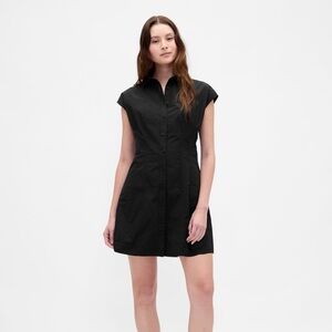 Gap Poplin Seamed Shirtdress